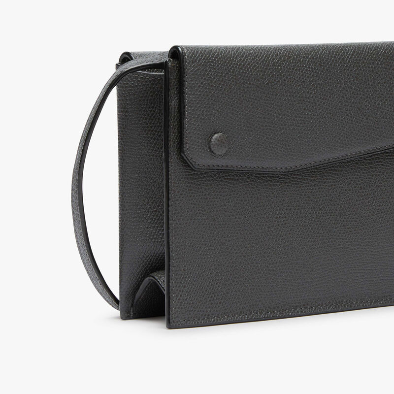 Pocket Slim Crossbody Bag - Smokey Grey - Millepunte calf leather - Valextra - 4