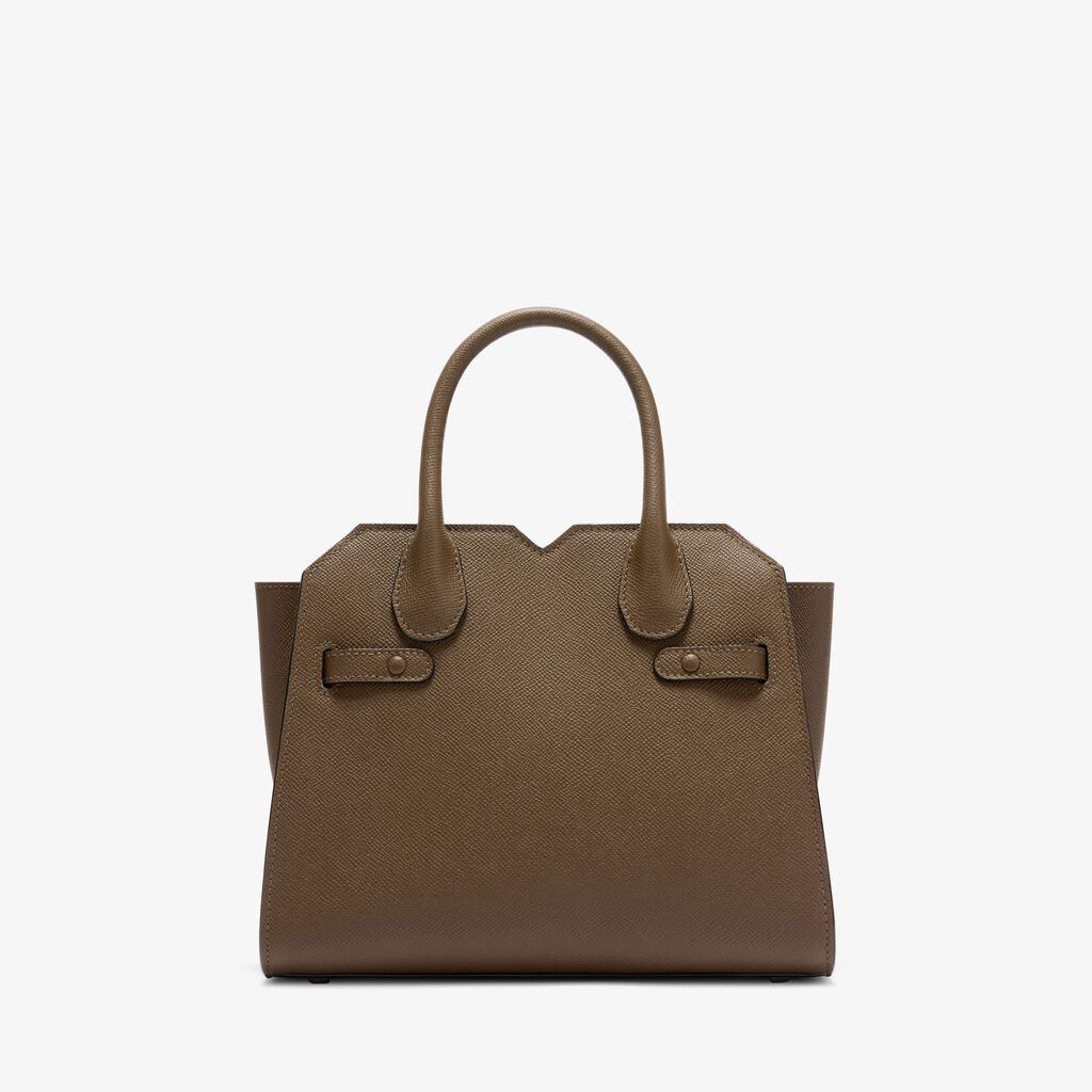 Milano Two Handles Mini Bag -  - Vitello Millepunte Soft - Valextra - 7