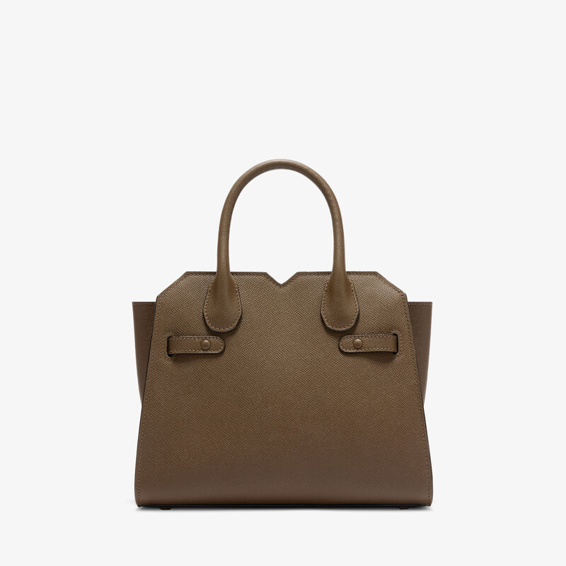 Milano Two Handles Mini Bag -  - Vitello Millepunte Soft - Valextra - 7