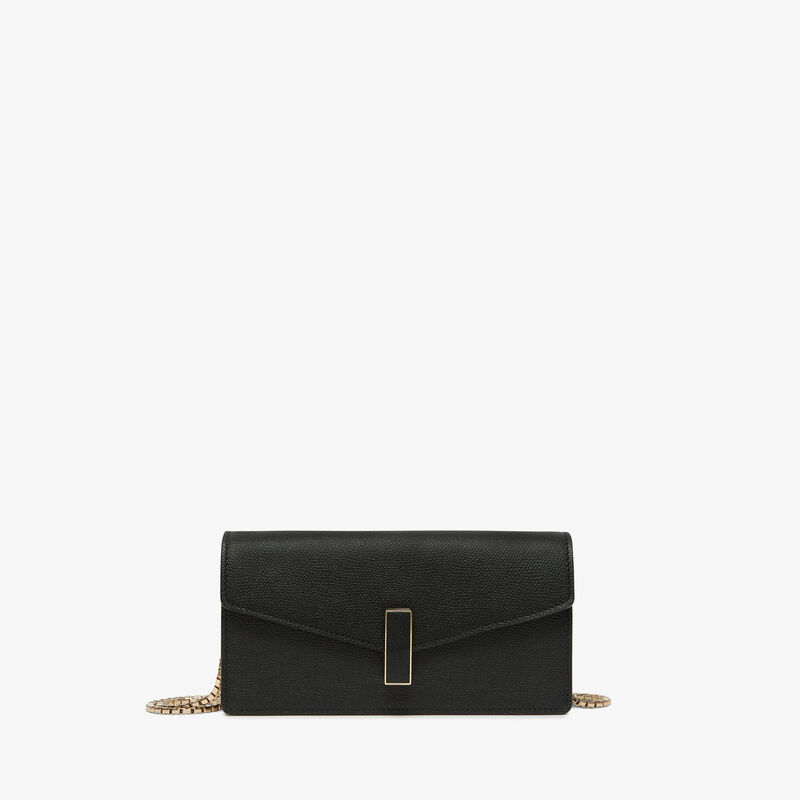 Borsa Clutch Iside - Nero - Pelle di vitello Millepunte - Valextra - 1