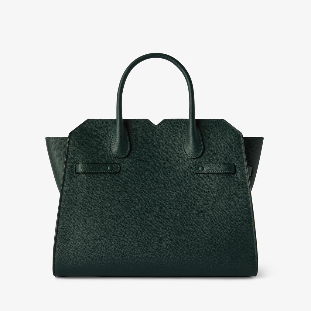 Milano Two Handles Medium Bag -  - Vitello Millepunte Soft - Valextra - 6