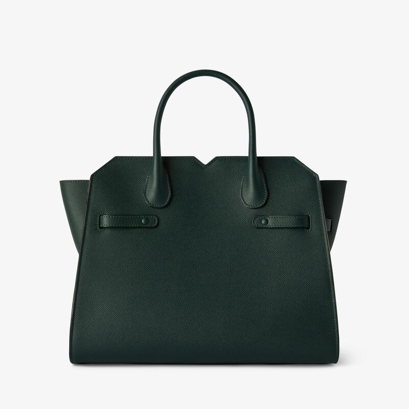 Milano Two Handles Medium Bag -  - Vitello Millepunte Soft - Valextra - 6