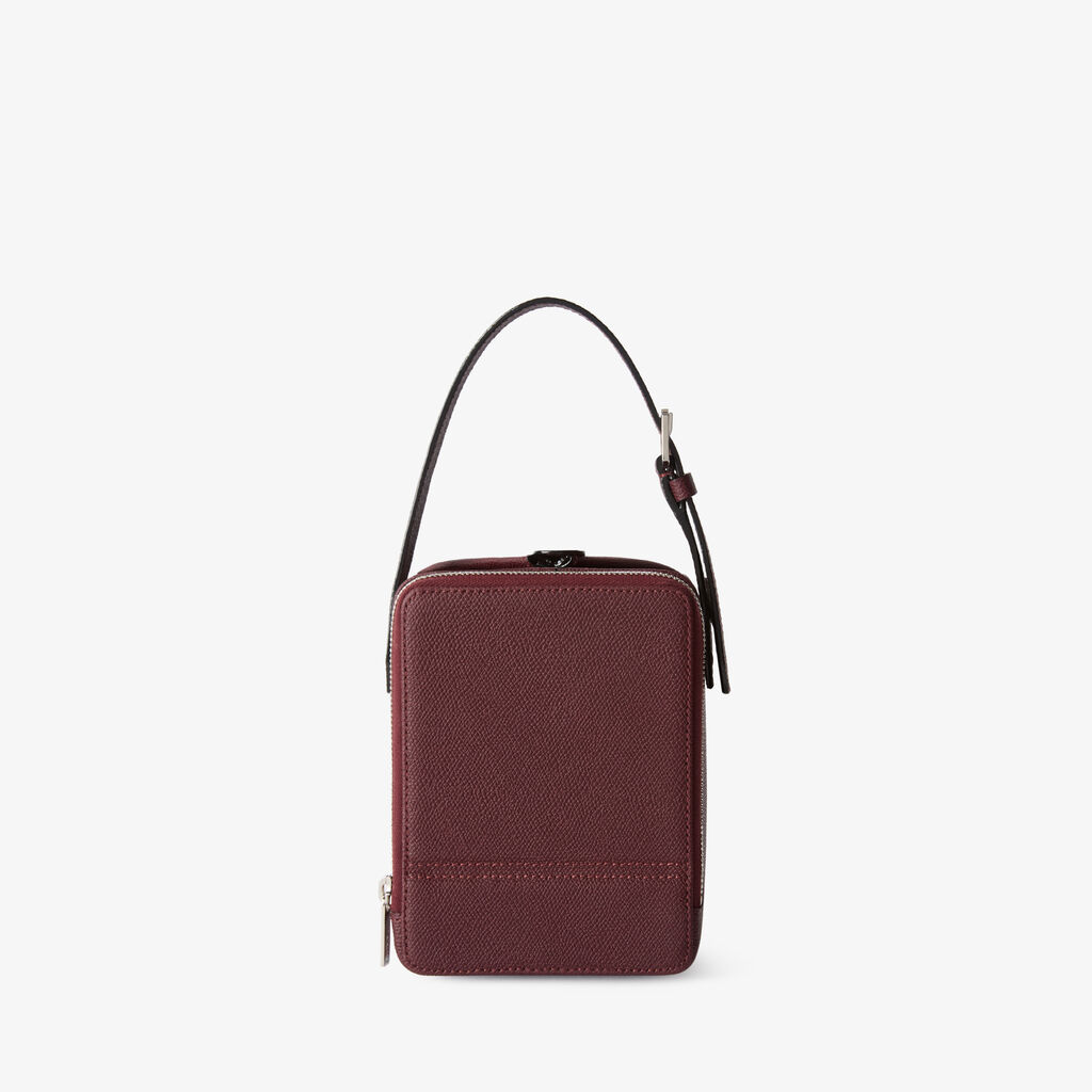 Tric Trac Bag - Claret Red - Millepunte calf leather - Valextra - 6