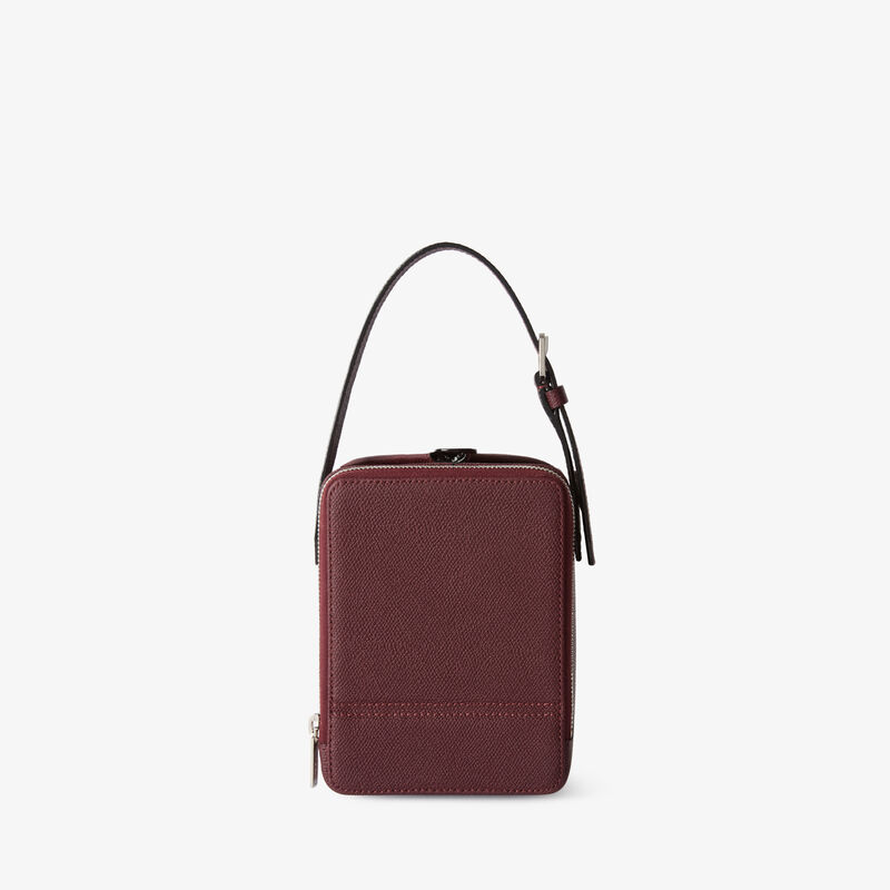 Tric Trac Bag - Claret Red - Millepunte calf leather - Valextra - 6