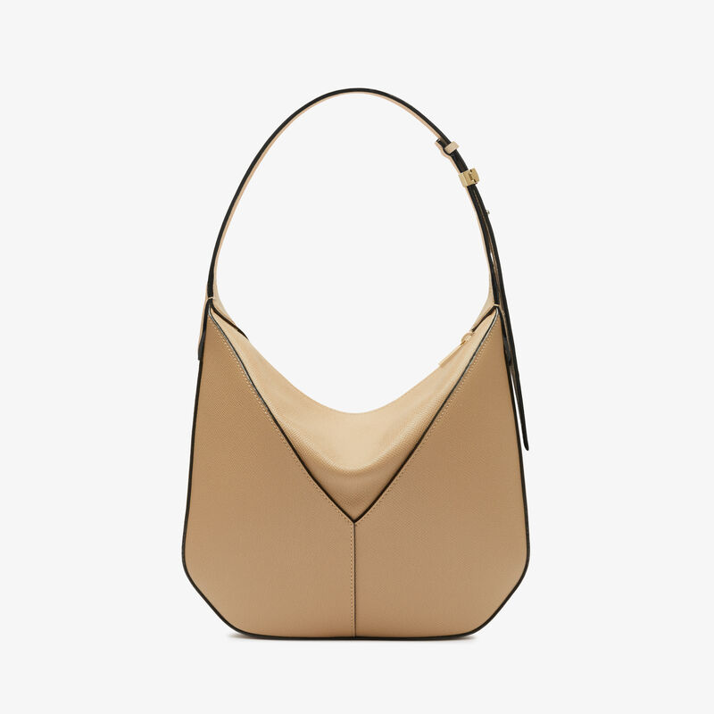Vivi Hobo Mini Bag - Cashmere Beige - Millepunte Soft calf leather - Valextra - 7