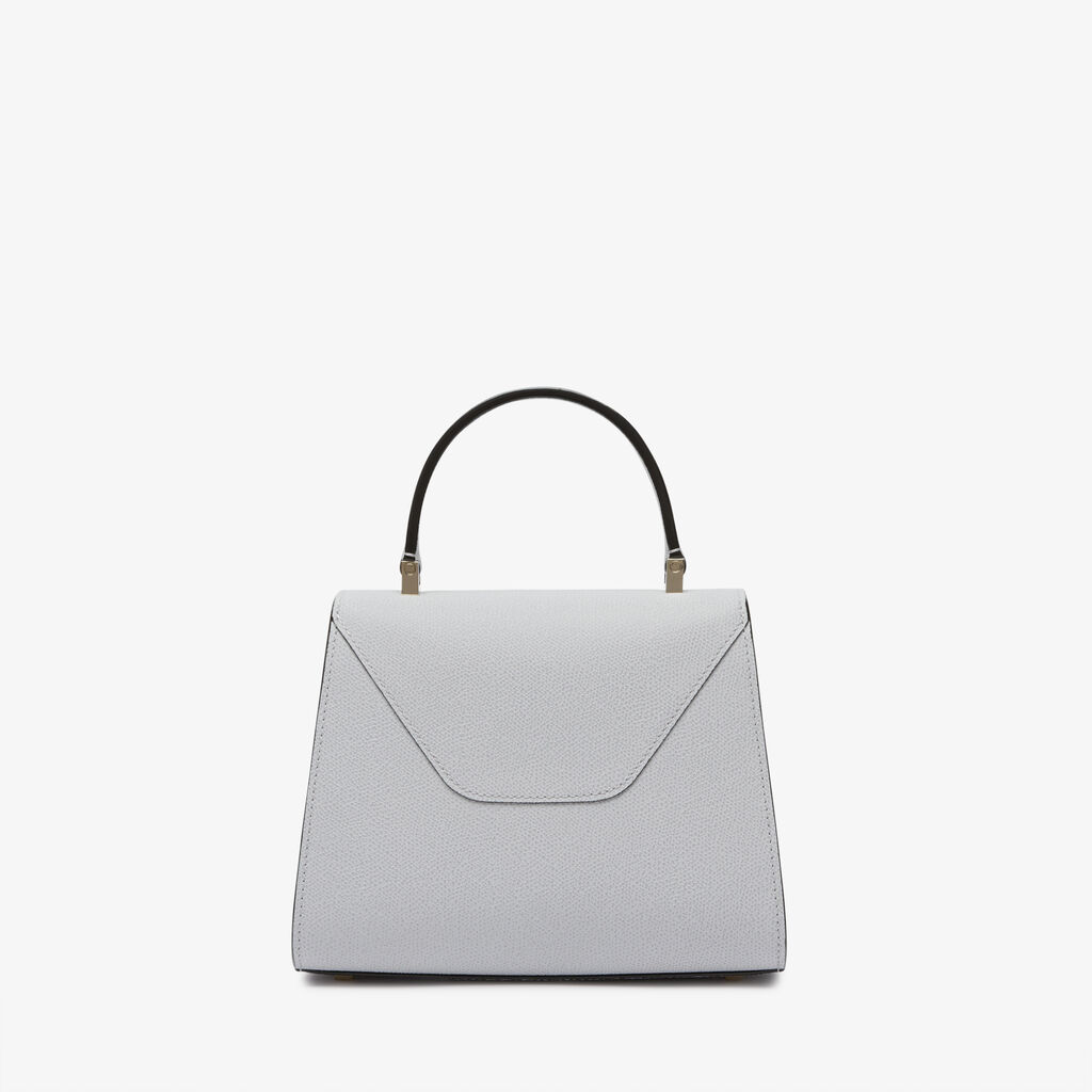 Borsa a Mano Iside Mini - Grigio Sasso - Vitello VS - Valextra - 7