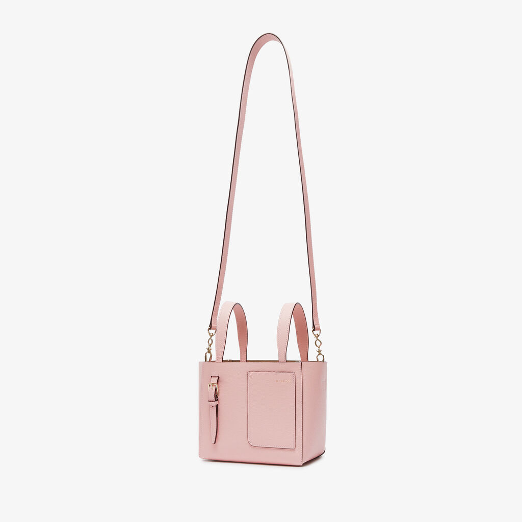 Borsa a Secchiello Soft Micro - Rosa Peonia - Vitello VS - Valextra - 5