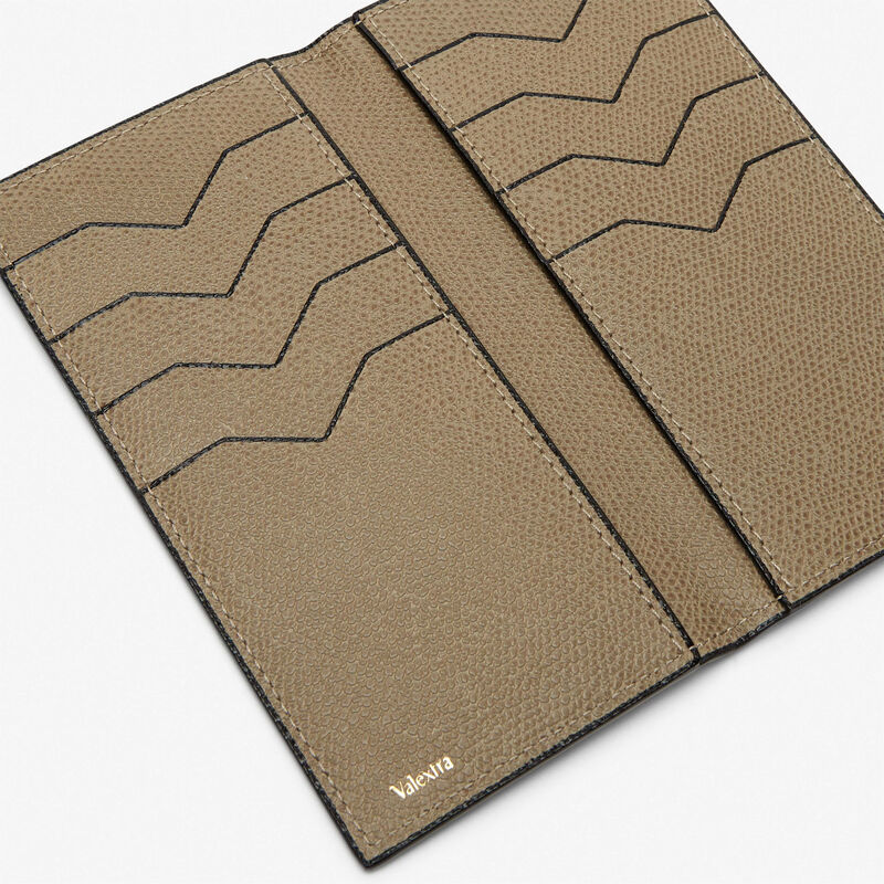 Brera Purse - Oyster Brown - Millepunte calf leather - Valextra - 3