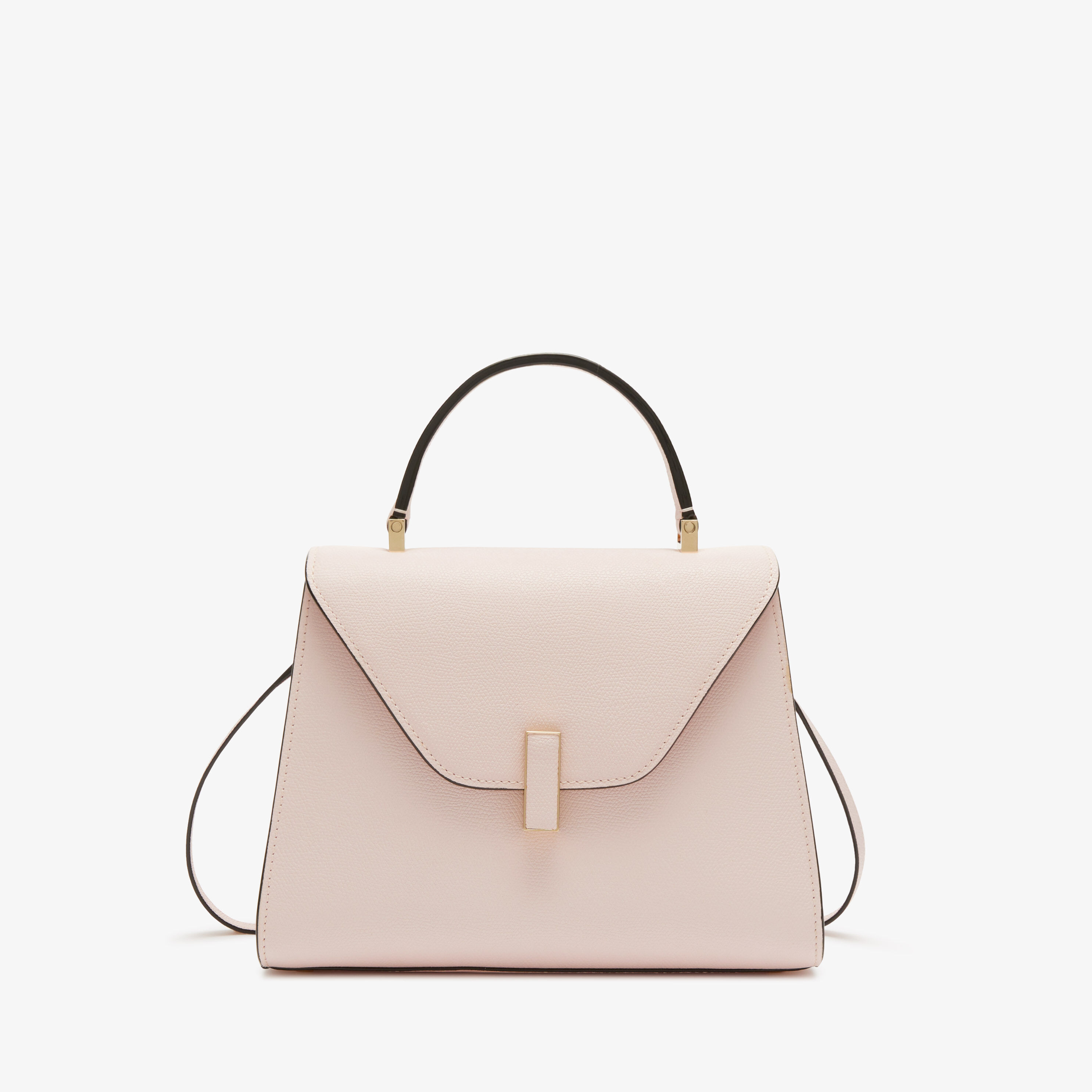 Pale pink leather bag deals