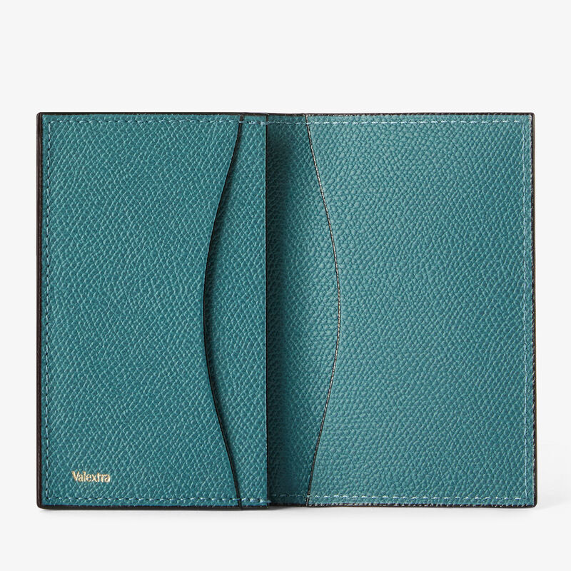 Card Case Onda - Bottle Green - Millepunte calf leather - Valextra - 5