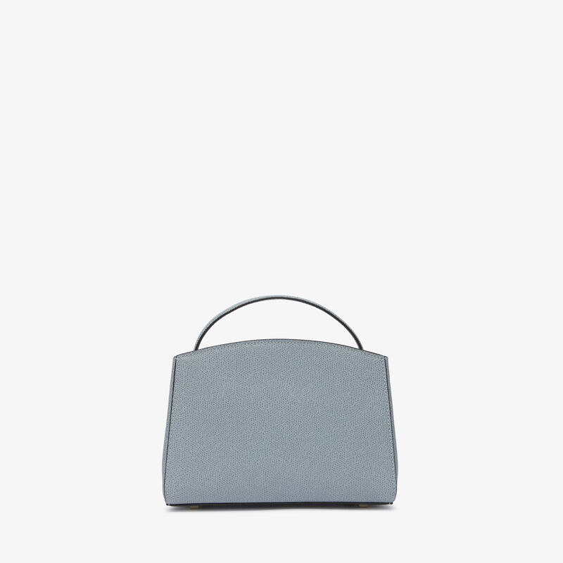 Brera crossbody micro bag - Niagara Blue - Millepunte calf leather - Valextra - 5