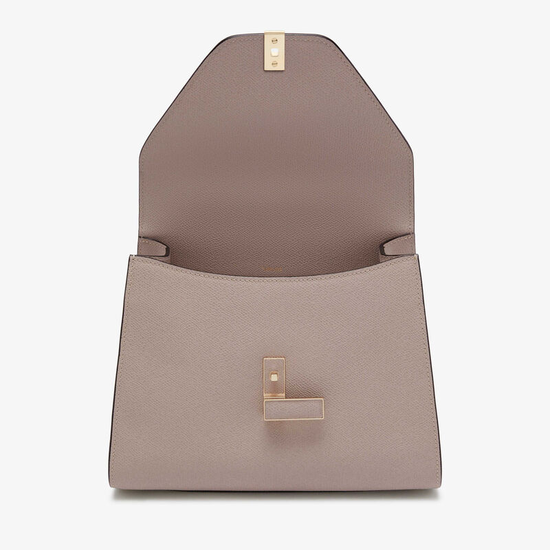 Iside Top handle medium bag - Nude Pink - Millepunte calf leather - Valextra - 7