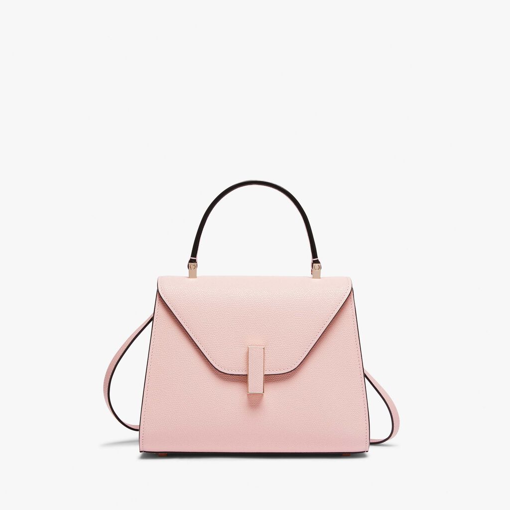 Borsa a Mano Iside Mini - Rosa Peonia - Vitello VS - Valextra - 1