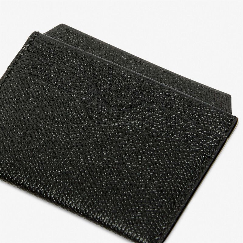 4CC Card Case - Black - Millepunte calf leather - Valextra - 2