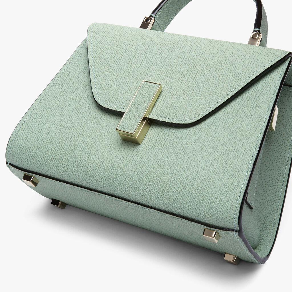 Iside crossbody micro bag - Aqua Green - Vitello VS - Valextra - 4