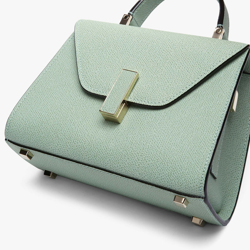 Iside crossbody micro bag - Aqua Green - Millepunte calf leather - Valextra - 4