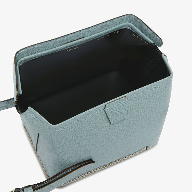 Tric Trac Bag - Smokey Blue - Millepunte calf leather - Valextra - 4