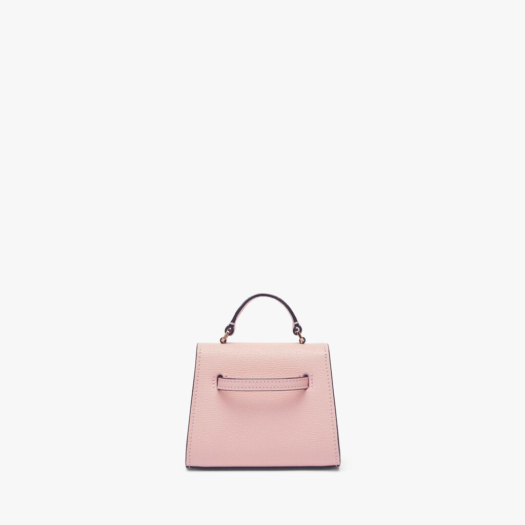 Borsa Cintura Iside - Rosa Peonia - Vitello VS - Valextra - 5