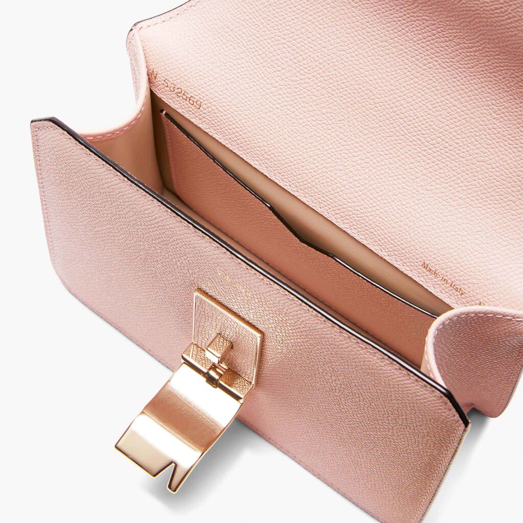 Nolo crossbody Mini bag - Peony Pink - Vitello VS - Valextra - 4