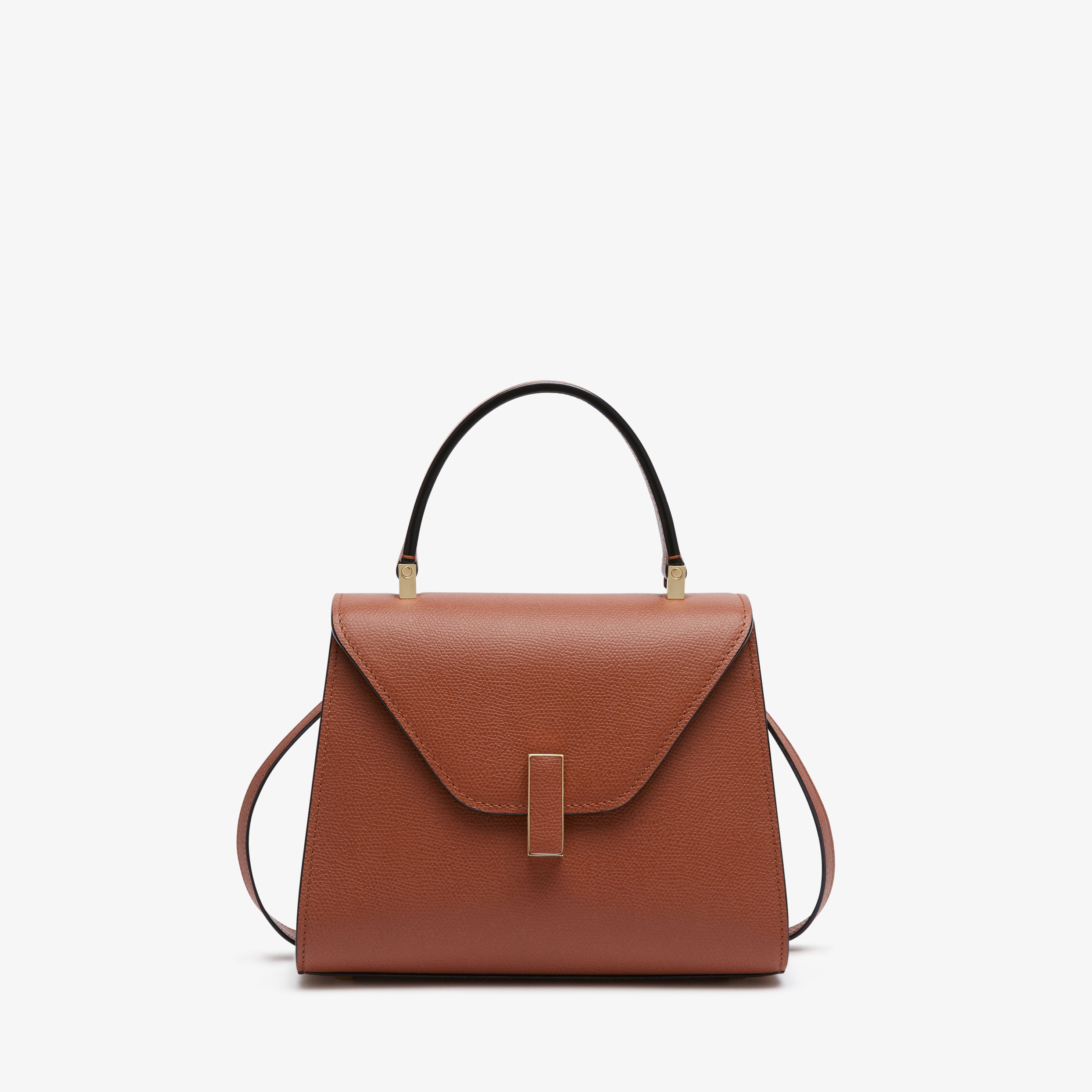 Iside Top Handle Mini Bag Gold Brown