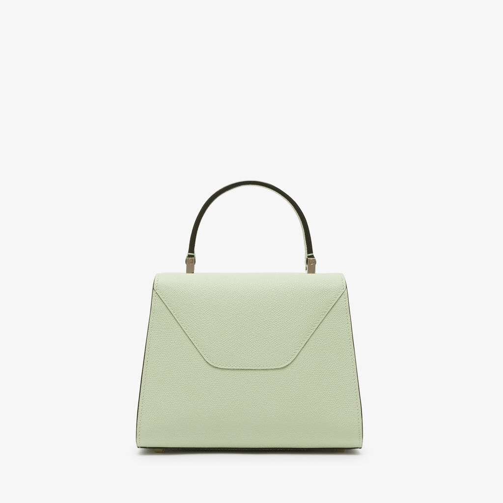 Iside Top Handle Mini Bag - Mint Green - Vitello VS - Valextra - 6