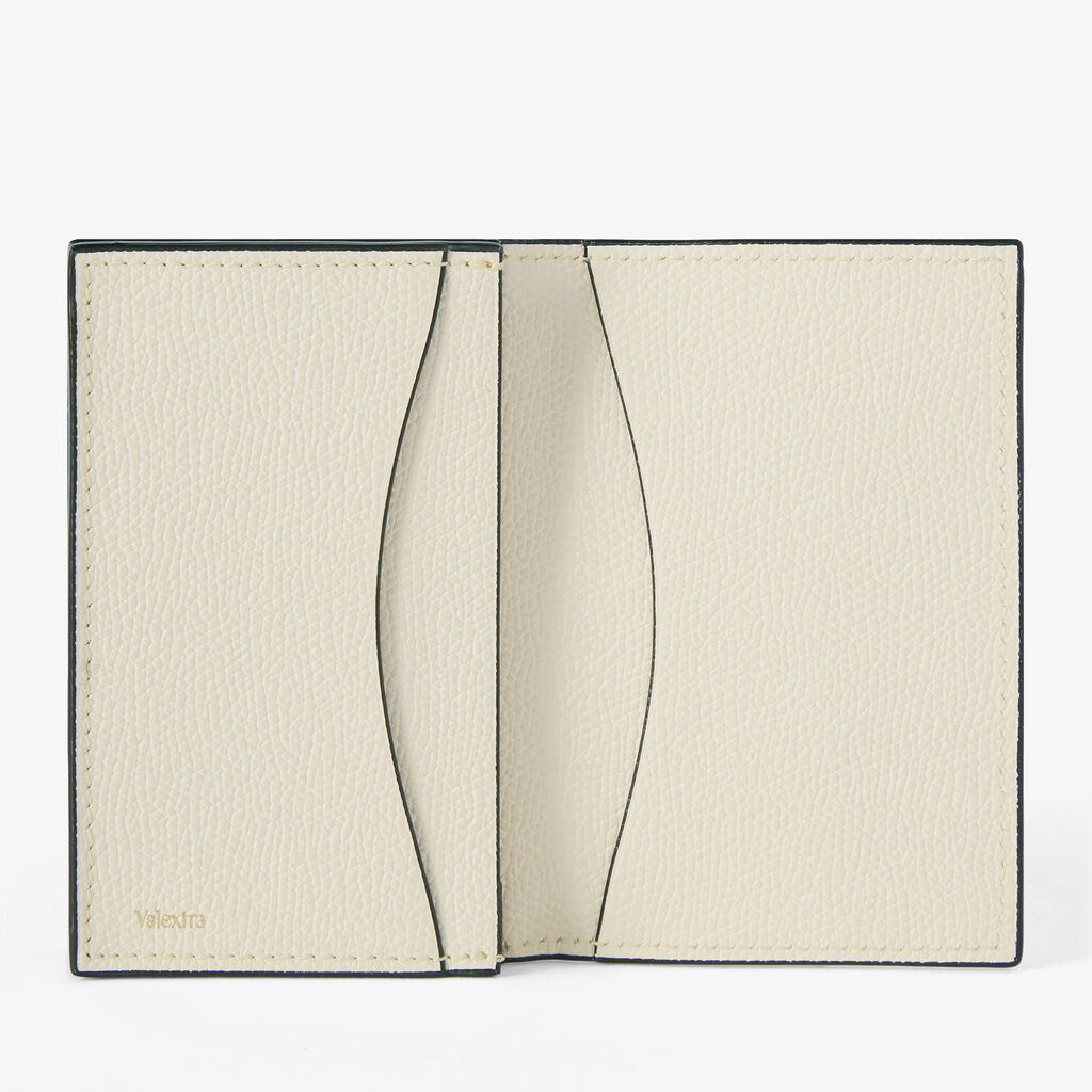 Card Case Onda - Pergamena White - Millepunte calf leather - Valextra - 5