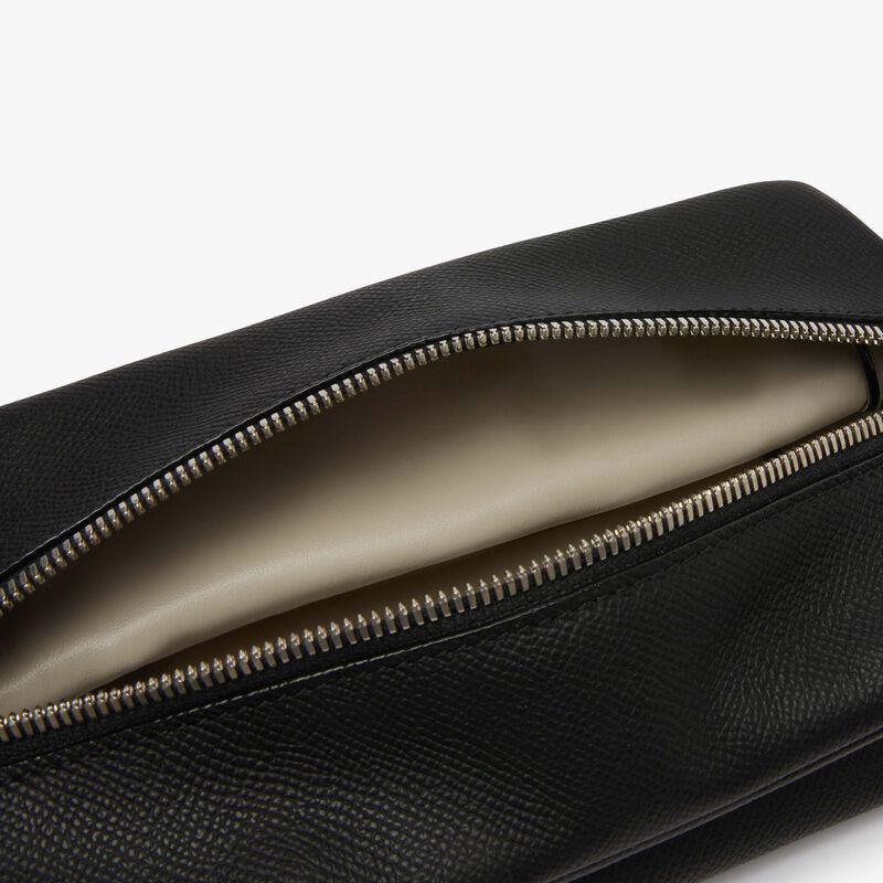 Origami Crossbody Mini Bag - Black - Millepunte Soft calf leather - Valextra - 4