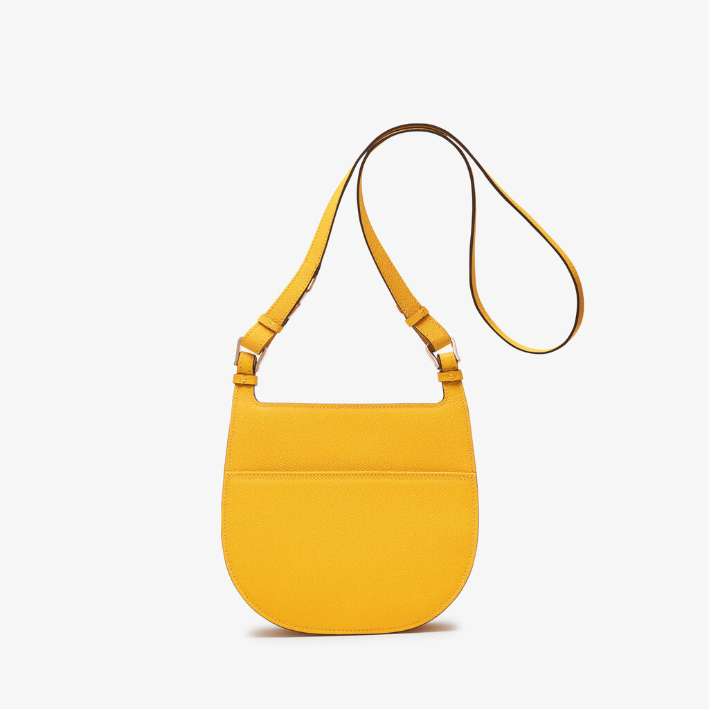 Hobo Weekend Mini Bag - Yellow Sun - Vitello VS - Valextra - 5