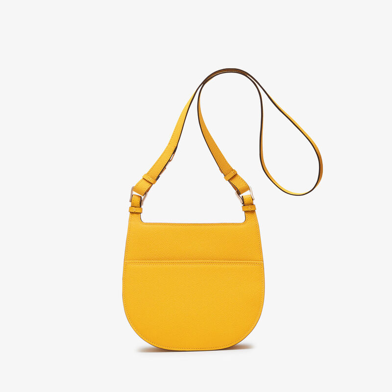 Hobo Weekend Mini Bag - Yellow Sun - Millepunte calf leather - Valextra - 5