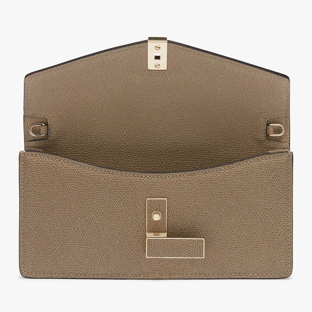 Iside Clutch - Oyster Brown - Vitello VS - Valextra - 7