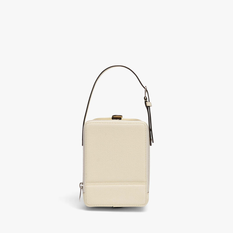 Tric Trac Bag - Pergamena White - Millepunte calf leather - Valextra - 7
