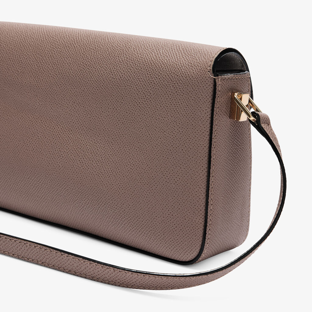 Iside Shoulder Bag - Sahara Brown - Millepunte Soft calf leather - Valextra - 4