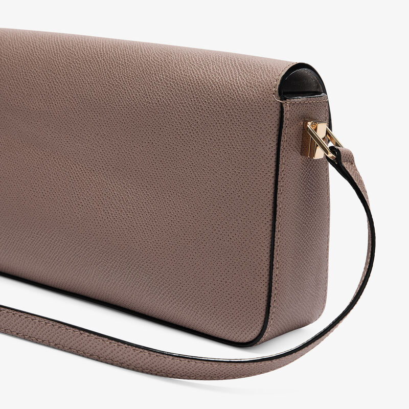 Iside Shoulder Bag - Sahara Brown - Millepunte Soft calf leather - Valextra - 4