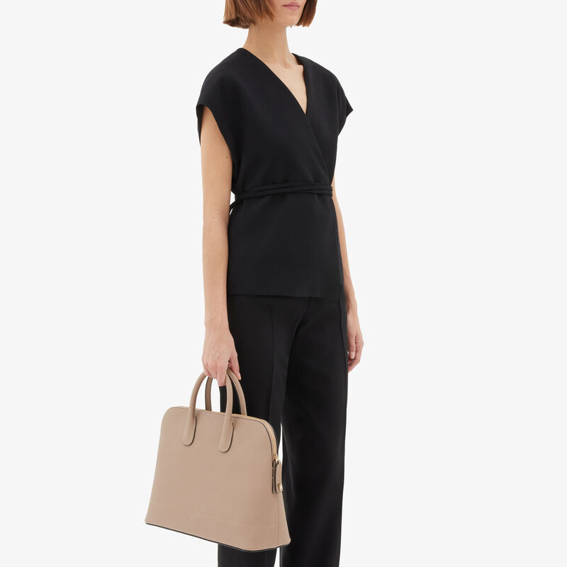 MyLogo Bowling Medium Bag -  - Vitello VS - Valextra - 2