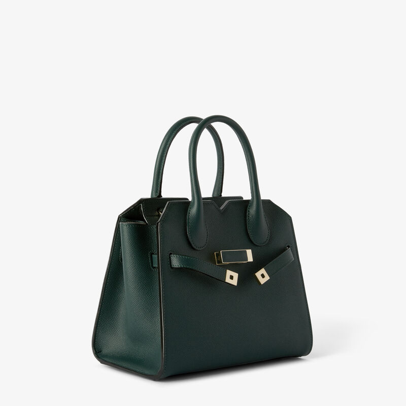 Milano Two Handles Mini Bag -  - Vitello Millepunte Soft - Valextra - 4