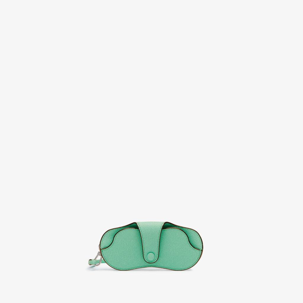 Glasses Case With Lanyard - Spearmint Green - Vitello VS - Valextra - 1