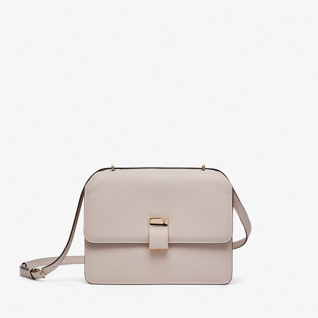 Nolo crossbody medium bag - Nude Pink - Vitello VS - Valextra - 1