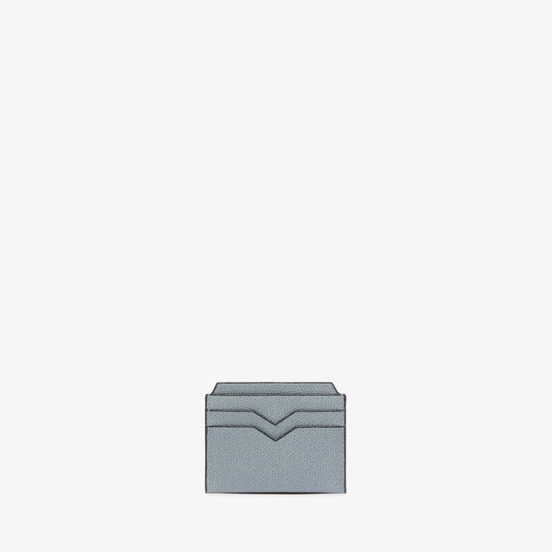 4CC Card Case - Niagara Blue - Millepunte calf leather - Valextra - 4