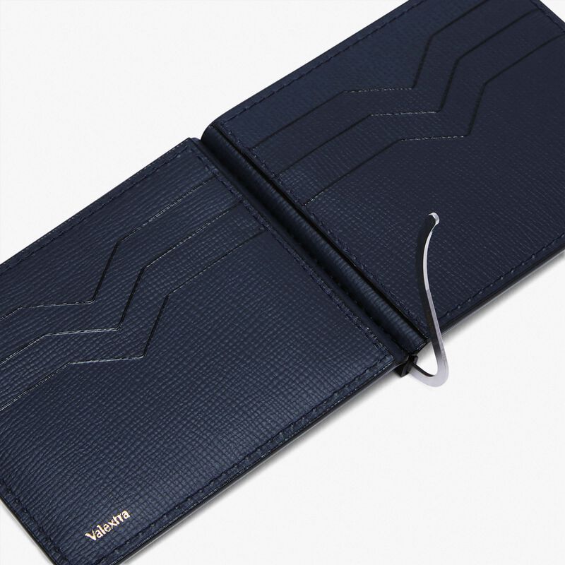 Simple Grip - Dark Blue - Pavè calf leather - Valextra - 2
