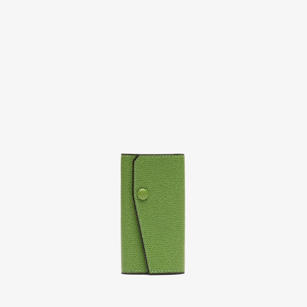 Key Holder 6 Hooks - Grass Green - Vitello VS - Valextra - 1