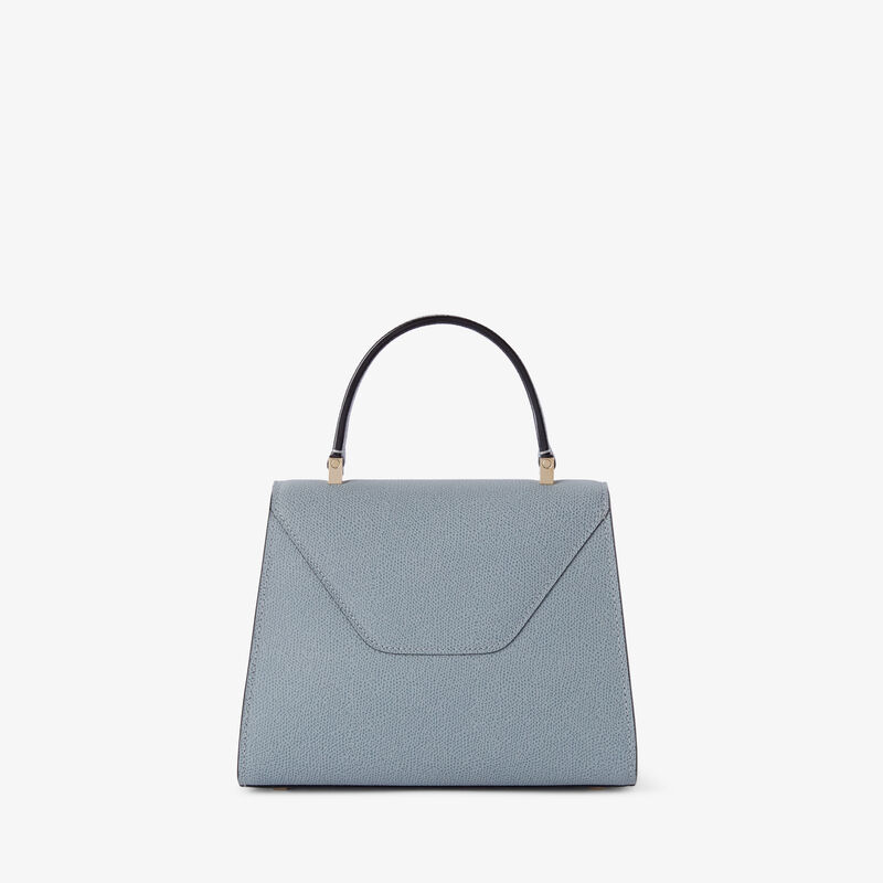 Iside Top Handle Mini Bag - Niagara Blue - Millepunte calf leather - Valextra - 5