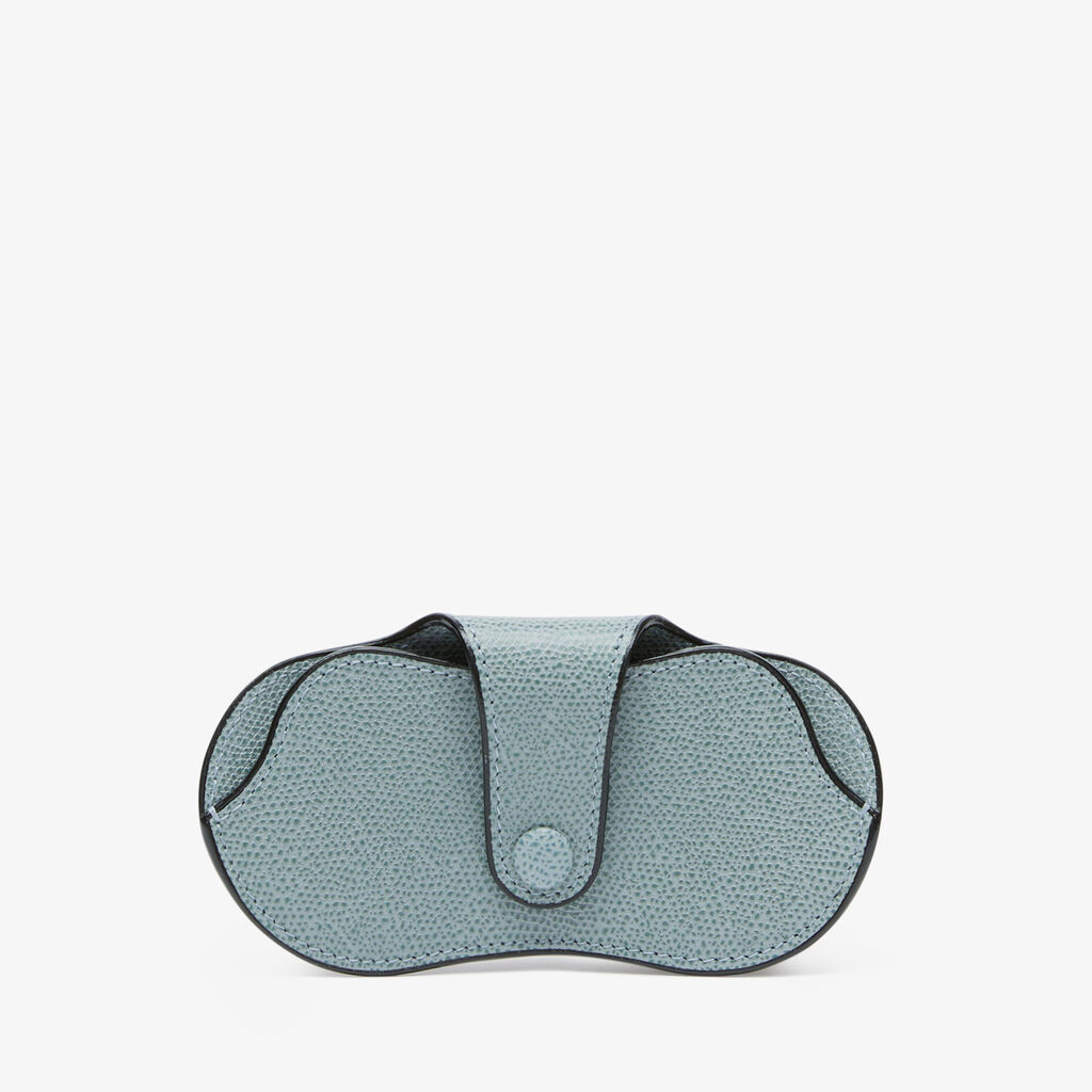 Glasses Case - Smokey Blue - Vitello VS - Valextra - 4