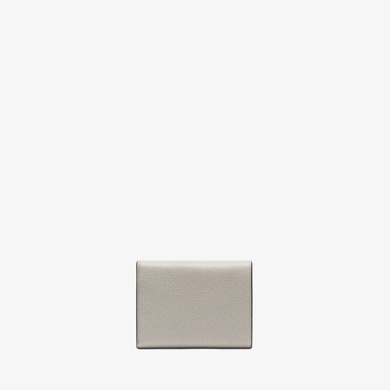 Iside Fold Wallet - Ash Grey - Millepunte calf leather - Valextra - 3