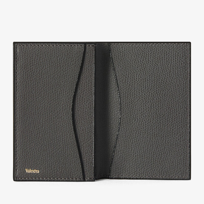 Card Case Onda - Smokey Grey - Millepunte calf leather - Valextra - 5