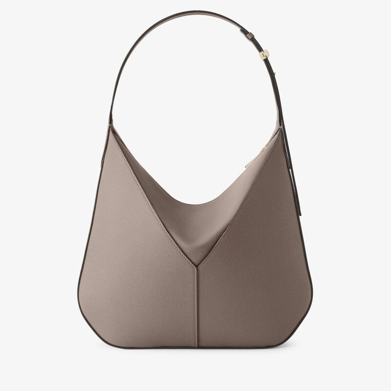 ViVi Hobo Medium Bag - Sahara Brown - Millepunte Soft calf leather - Valextra - 6