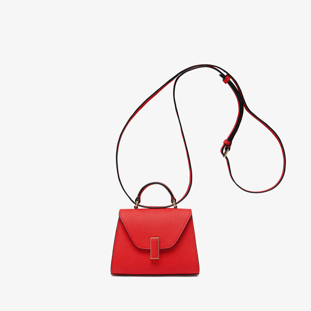 Iside Belt Bag - Crimson Red - Vitello VS - Valextra - 4