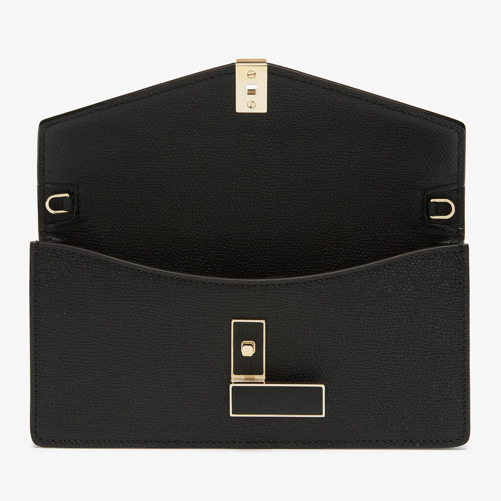 Borsa Clutch Iside - Nero - Vitello VS - Valextra - 7