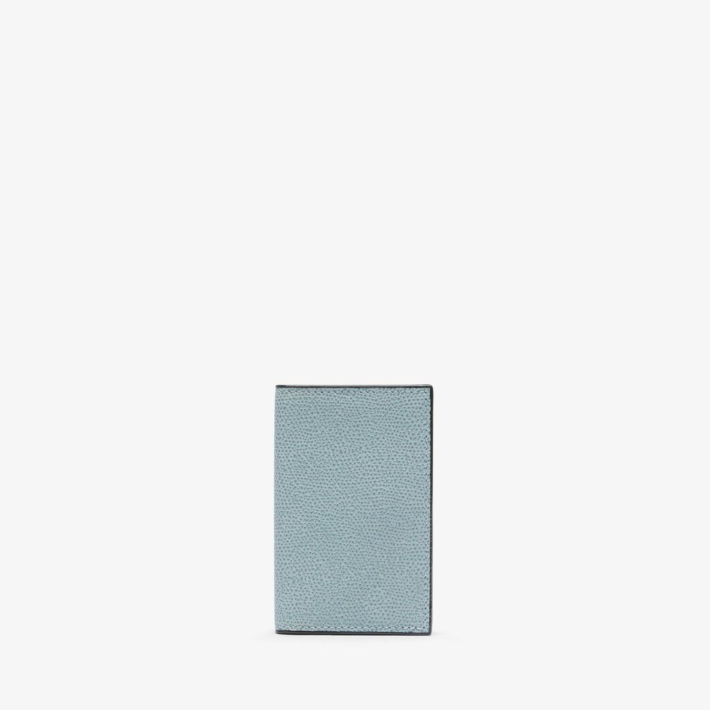 Card Case Onda - Smokey Blue - Vitello VS - Valextra - 1