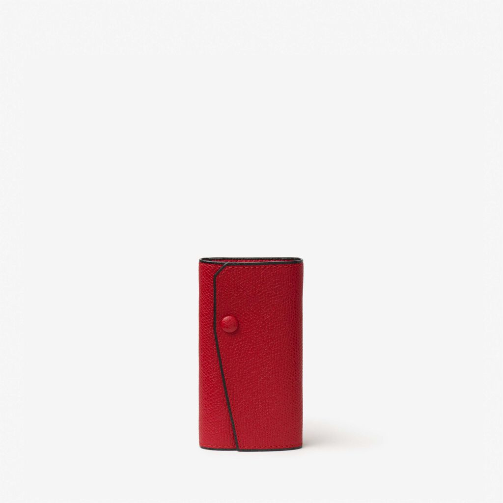 Valextra Portachiavi in Pelle Rossa | Valextra
