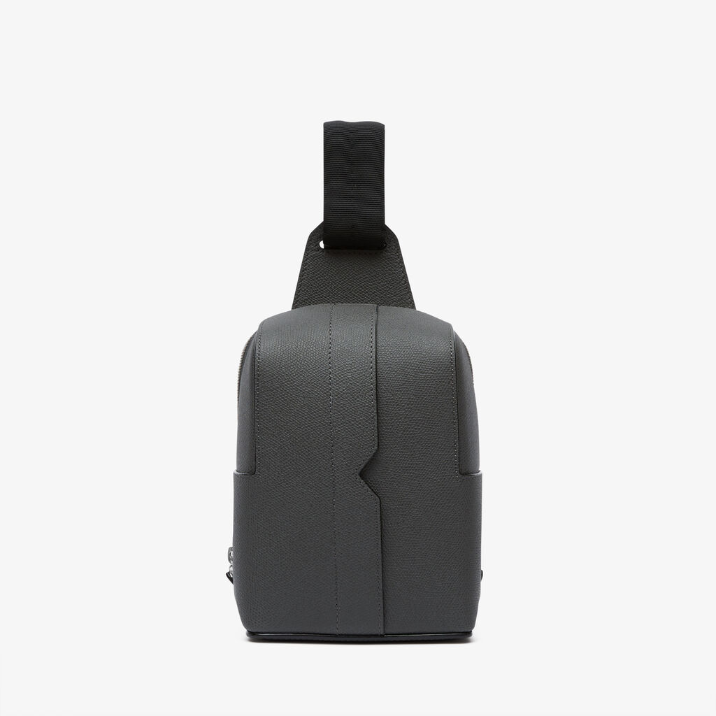 V-line One Shoulder Mini Backpack - Smokey Grey - Vitello VS - Valextra - 1